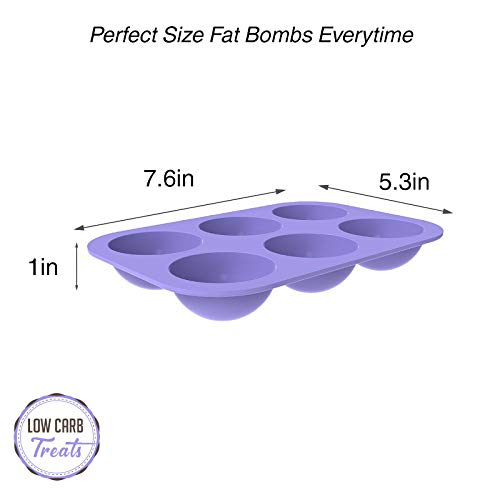 Keto Fat Bomb Snacks-Low Carb Diet Dessert Treat Tray-4 Delicious Ketogenic Recipes Included-2 Pack