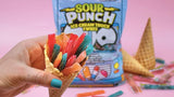 Sour Punch, Ice Cream Truck Bites, Candy, Cherry Sherbet, Orange Cream Bar, Americana Pop, Strawberry Snow Cone 3.7oz