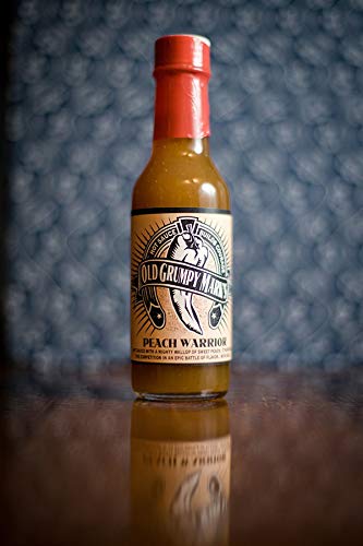 Old Grumpy Marks, Peach Warrior Hot Sauce, 5 ounce