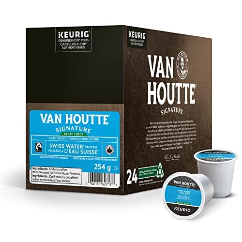 Van Houtte Swiss Water Decaf Fair Trade Organic Light Roast K-Cups, 24-Count