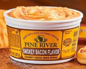 Wisconsin Cheese Spread, 8oz Shelf Stable (Smokey Bacon)