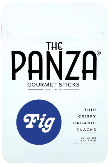 The Panza Fig Gourmet Cookie Snack Thin & Crispy | Organic, Non-GMO, 100% Natural Ingredients | Mini Pouch 0.7 oz