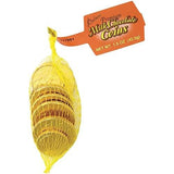 R.M. Palmer Small Mesh Bag Premium Milk Chocolate Coins, Gold Color Half Dollar and Quarter Shaped Holiday Candy, Making Candy Fun Since 1948 (1.5oz)