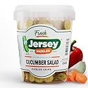 Jersey Pickles - Cucumber Salad (Quart) - Fresh, Keto-Friendly, and Perfect for Snacks, Sandwiches, or Salads - The perfect Pickle Jars Cornichon