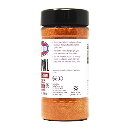 Kingsford Original All-Purpose Seasoning 8 oz - Bold and Balanced Smoky Flavor for Grilling, Roasting, and Everyday Cooking