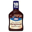 Kraft Original Slow-Simmered Barbecue BBQ Sauce, 18 oz Bottle