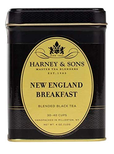 Harney & Sons NEW ENGLAND BREAKFAST 4 oz Black Tea in Tin