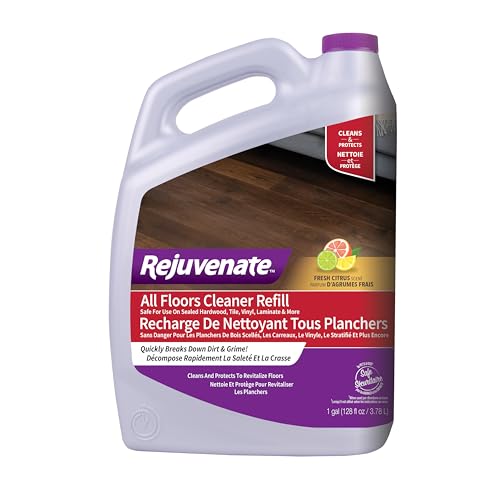 Rejuvenate Floor Cleaner, 1 gal, Bottle, Ready to Use, Liquid, For All Floors HG-R55034-1 Each