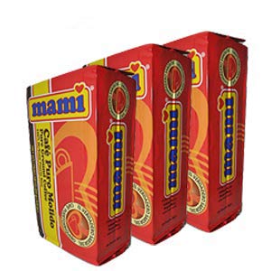 Cafe MAMI Kit: 100% Puerto Rican Premium Ground Coffee 8.8oz - 3 Pack + (1) Limited Edition Puerto Rican Sticker by Artist Jose Hoffman