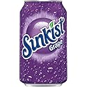 Sunkist Grape Soda, 12 fl oz cans, 12 pack