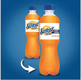 Sunkist Orange Zero (Diet) Soda 20 oz Bottles (Pack of 12, Total of 240 FL OZ)