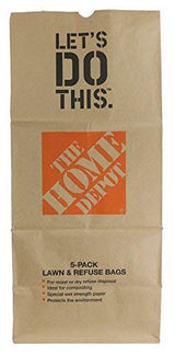 30 gal. Paper Lawn and Refuse Bags (5-Pack)