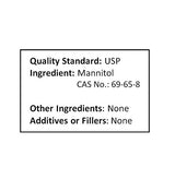 NuSci Pure Mannitol Powder (1500 grams (3.3 lb))