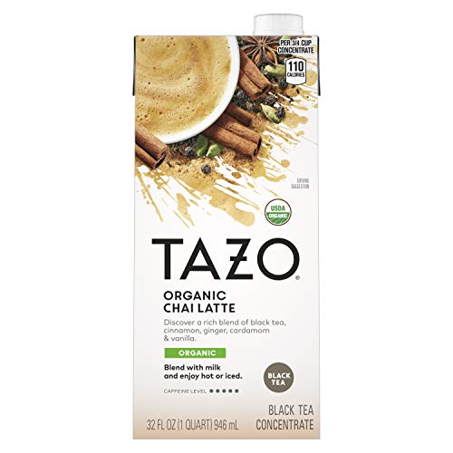 Tazo Organic Chai Latte Concentrate Black tea 32 OZ