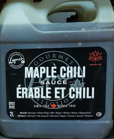 Lynch Gourmet Maple Chili Sauce 2 Litres 67.62 Fl.oz. (Imported from Canada)