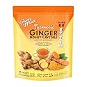 Prince of Peace Instant Ginger Honey Crystals w/Turmeric, 25 Sachets - Instant Hot or Cold Beverage - Easy to Brew Ginger and Honey Tea, Caffeine