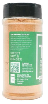 Spiceology Teriyaki Takeout Seasoning Blend, 8.8 oz | Sweet Soy, Ginger, Garlic & Green Onion | Seattle-Style Teriyaki Dry Rub & Marinade Seasoning |