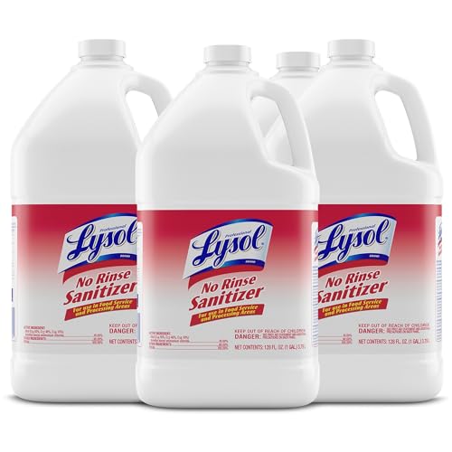Lysol - 74389 Professional No Rinse Sanitizer Concentrate, 4gal (4X1gal)