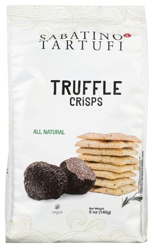 Sabatino Tartufi Truffle Crisps, All Natural, Artisan Truffle Cracker, 5oz