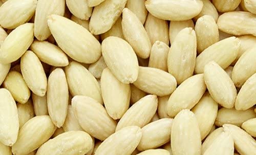 Mandelin Blanched Whole Almonds, 100% Almonds (1 lb), Non-GMO, Gluten Free, Vegan, Keto, Plant Based Diet Friendly, Kosher for Passover, Every Batch