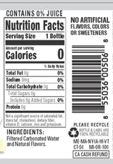 Hal's New York Seltzer Carbonated Vanilla Cream Flavored Sparkling Water, Zero Sugar, Zero Calorie, Zero Carbs, 20 Fl Oz (Pack of 6)