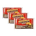 PICARAS Chocolate Cookies, Chocolate Flavored Covered Cookies, On-The-Go Treat, 8.45 Oz (Pack of 3)