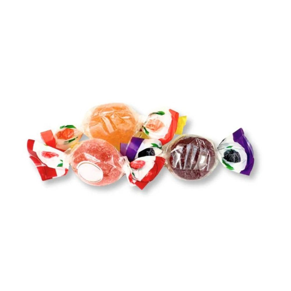 Italian Fruit Flavored Chewy Candy Individually Wrapped Bulk Bag - 25 lb (Approx. 1500 pieces)