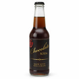 Rocket Fizz Chocolate Soda Flavor | Cane Sugar | Craft Soda Pop Drinks | 12 oz in Glass Bottle (Single Bottle)
