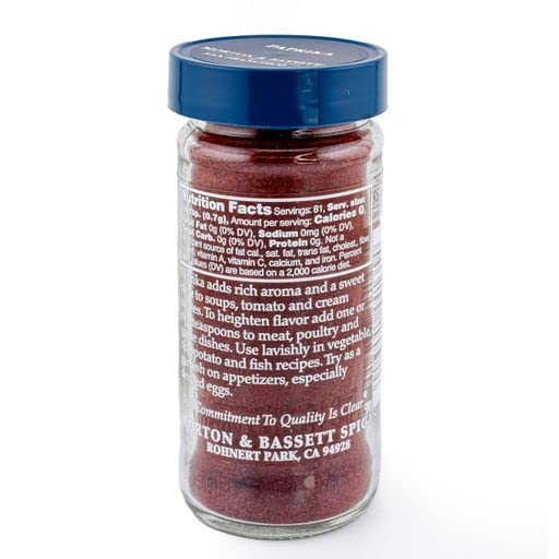 Morton & Bassett Paprika, 2 oz - Non-GMO, Salt-Free, Smoky and Sweet Spice for Roasts, Stews & Mexican Dishes