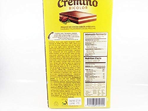 Box Of Cremino Milk Chocolate Bar 50 PCS Authentic Mexican Candy With Free Kinder Bar