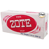 Zote Soap Pink Bar, 14 Ounce, Light & Fresh Scent, Laundry Detergent