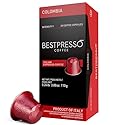 Bestpresso Coffee for Nespresso Original Machine 120 pods Certified Genuine Espresso Colombia Blend Pods Compatible with Nespresso Original