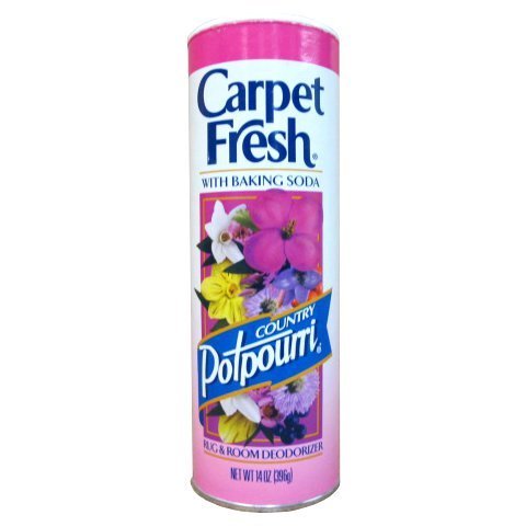 Carpet Fresh Rug & Room Deodorizer with Baking Soda, Country Potpourri 14 oz (396 g)