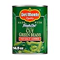 Del Monte Fresh Cut Blue Lake Cut Green Beans, No Salt Added 14.5 oz. Can, Canned Vegetables