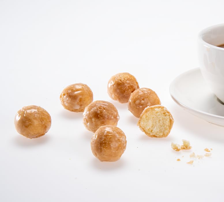 Katz Gluten Free Glazed Donut Holes. Soft & Sweet Mini Donut Bites, Free of Soy, Sesame, Dairy, and Nuts. Kosher snack, 6oz (1pk)