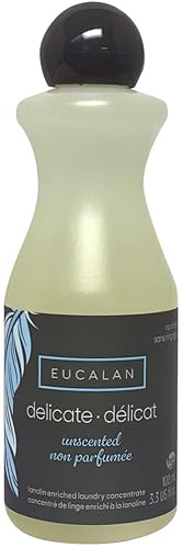 Eucalan Fine Fabric Wash 3.3oz Unscented Liquid Laundry Detergent