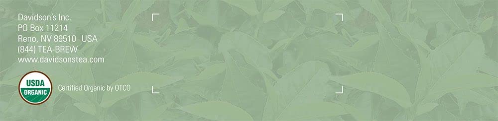 Davidson's Organics, Cacao Vanilla, 100-count Unwrapped Tea Bags