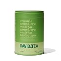 DAVIDsTEA Organic Grand Cru Matcha - Organic Matcha Powder - Medium Caffeine - 64g Iconic Tin - Vibrant, Smooth & Balanced Matcha Blend for Whisking