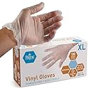 MedPride General Purpose Powder-Free Vinyl Gloves, X-Large (Pack of 100)