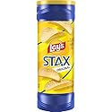 Lay’s Stax Potato Crisps Chips, Original, Gluten Free, 5.75 Oz Canister Pack