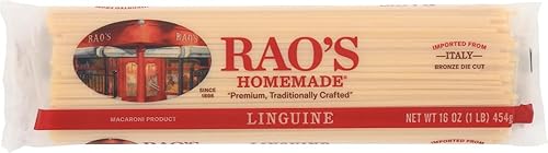 Rao's Homemade Premium, Traditionally Crafted Linguine 16oz 454g (Two Bags)