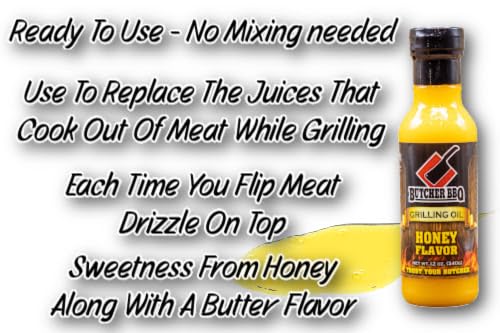 Butcher BBQ Honey Flavor Grilling Oil