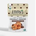 Emmy's Organics Coconut Cookies - Pack of 8 (Chocolate Chip) | Gluten-Free, Organic, Vegan, Paleo-Friendly
