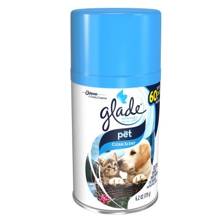 Glade Automatic Spray Air Freshener Refill, Pet Clean Scent, 6.2 Fluid Ounces