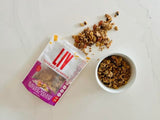 Liv Gourmet Oatmeal Raisin Granola - 8oz (Pack of 2) | Healthy, Nutrient-Dense Snack, Breakfast Cereal | 1:1 Nut-to-Oat Ratio | Non-GMO, Low Sugar