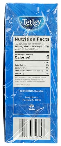 Tetley, Classic Blend Tea Bags, 100 Count