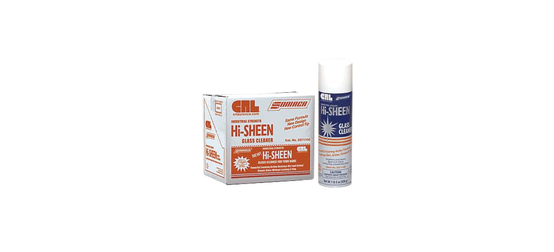 CRL SOMACA Hi-SHEEN Glass Cleaner - 19 oz Can by CR Laurence