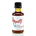 Amoretti - Natural Pumpkin Spice Extract Water Soluble 2 oz - Highly Concentrated & Perfect For Pastry, Savory, Brewing, and more, Preservative Free