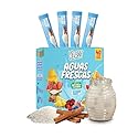 Klass Aguas Frescas, Powdered Drink Mix, 40 Singles Zero Sugar & Caffeine-Free Powder Packets, Water Drink Mix, Flavor: Horchata - 5 Calories Per