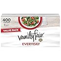 Vanity Fair Everyday Paper Napkins, 400 Count, Disposable Napkins Made Soft And Smooth For Everyday Meals